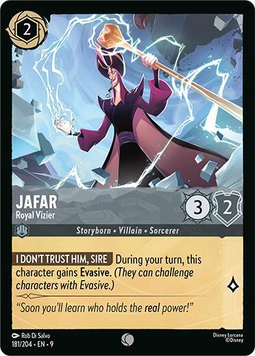 Jafar - Royal Vizier Common Fabled 181/204 NM (Back)