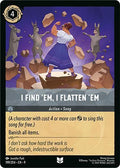 I Find 'Em, I Flatten 'Em Uncommon Fabled 199/204 NM (Back)