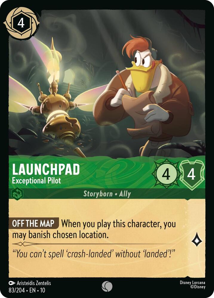 Launchpad - Exceptional Pilot Common Whispers in the Well 83/204 NM (Back)