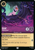 Olaf - Helping Hand Uncommon Whispers in the Well 57/204 NM (Back)