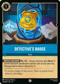 Detective's Badge Common Whispers in the Well 166/204 NM (Back)