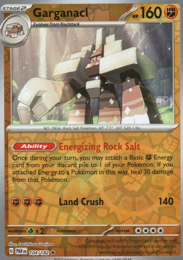 Garganacl - Rare SV04: Paradox Rift 104/182 NM
