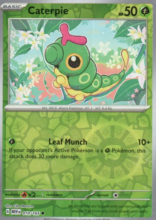 Caterpie - Common SV: Scarlet & Violet 151 010/165 NM
