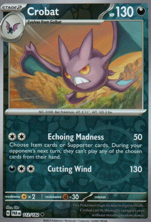 Crobat Uncommon SV04: Paradox Rift 112/182 NM
