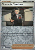 Giovanni's Charisma - Uncommon SV: Scarlet & Violet 151 161/165 NM
