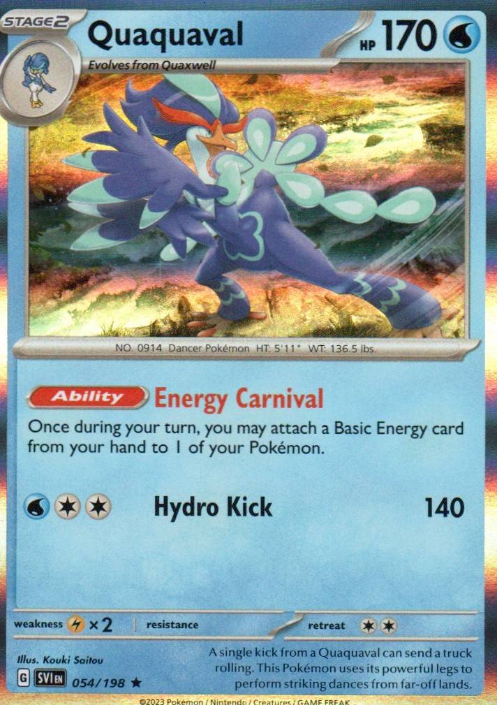Quaquaval Rare SV01: Scarlet & Violet Base Set 054/198 NM