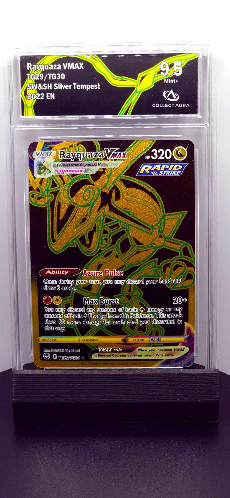 Rayquaza VMAX (Secret) Secret Rare SWSH12: Silver Tempest Trainer Gallery TG29/TG30 NM ( Graded )