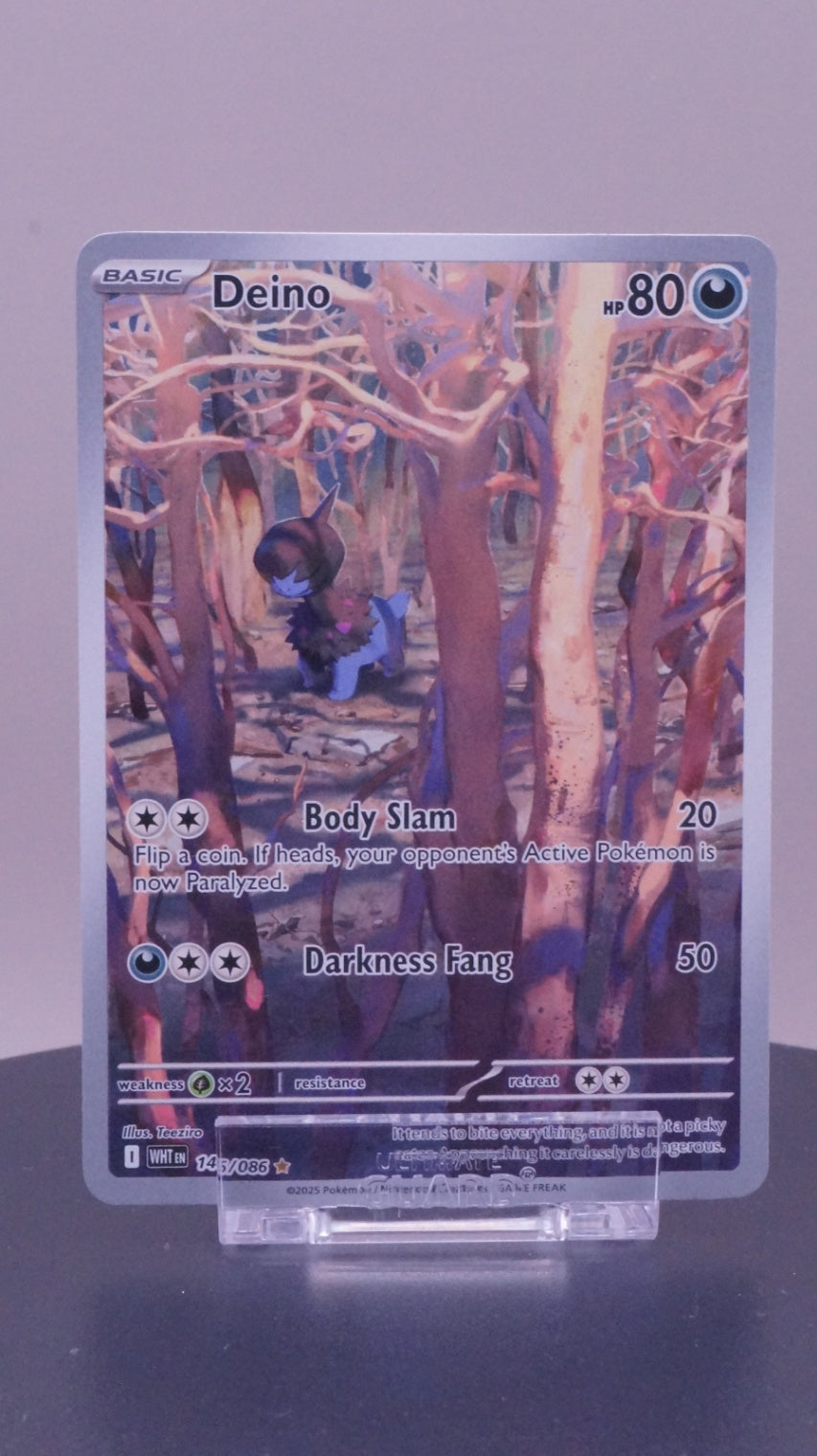 Deino Illustration Rare SV: White Flare 146/086 NM