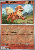 Growlithe Common SV: Scarlet & Violet 151 058/165 NM