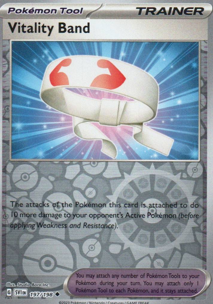Vitality Band Uncommon SV01: Scarlet & Violet Base Set 197/198 NM