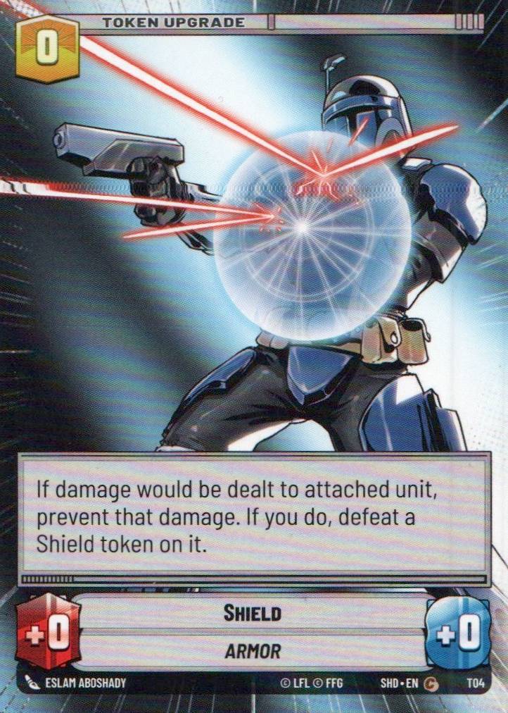 Jabba's Palace // Shield (Hyperspace) Common Shadows of the Galaxy 304 // T04 NM (Back)