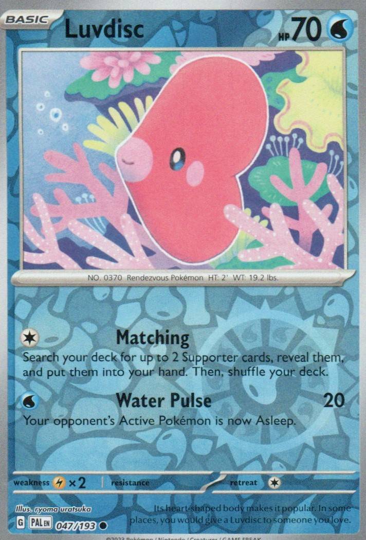 Luvdisc Common SV02: Paldea Evolved 047/193 NM