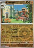 Krokorok Common SV01: Scarlet & Violet Base Set 116/198 NM