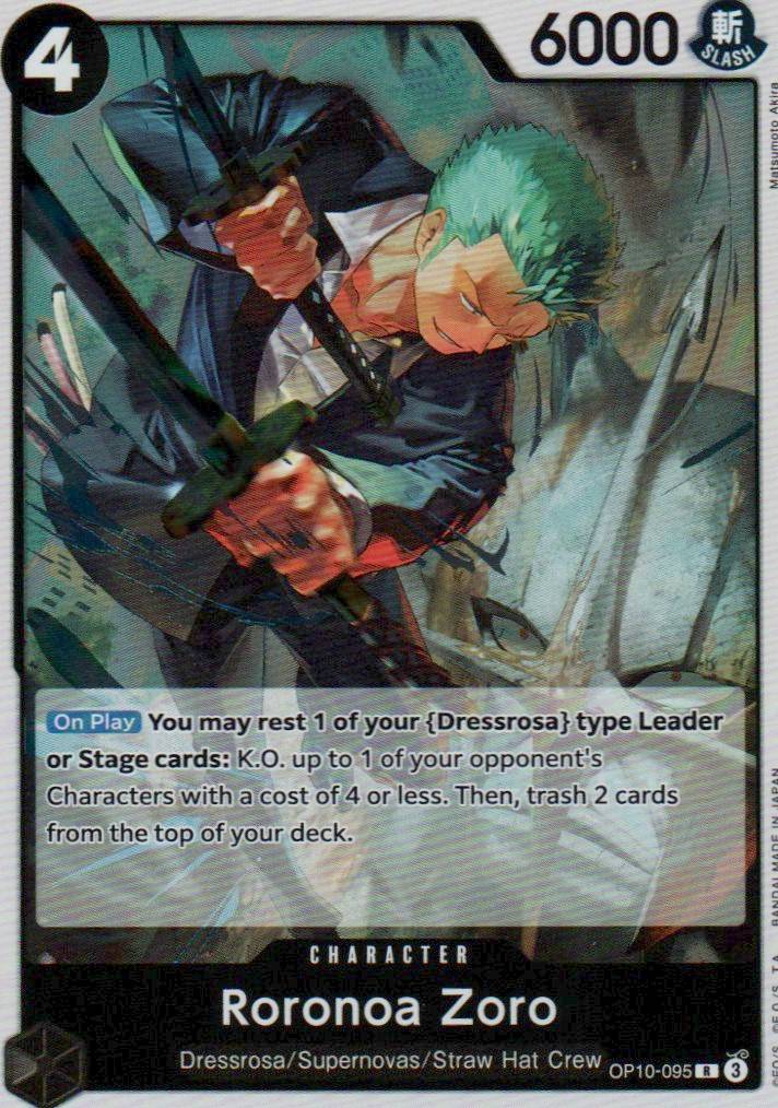 Roronoa Zoro (095) R Royal Blood OP10-095 NM
