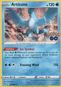 Articuno Holo Rare Pokemon GO 024/078 NM