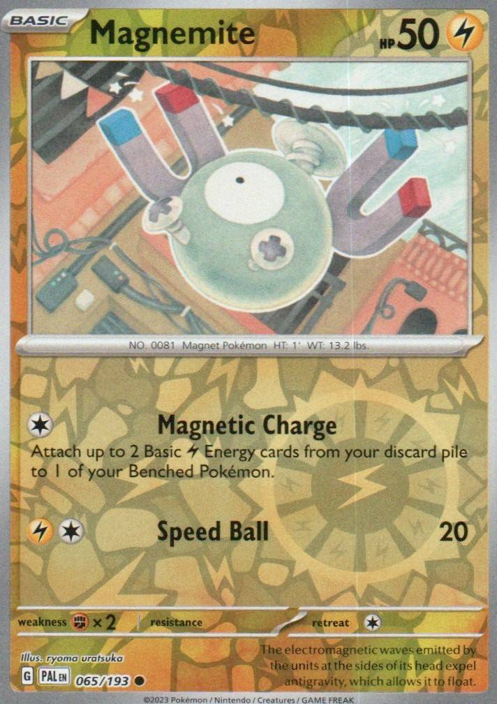 Magnemite Common SV02: Paldea Evolved 065/193 NM