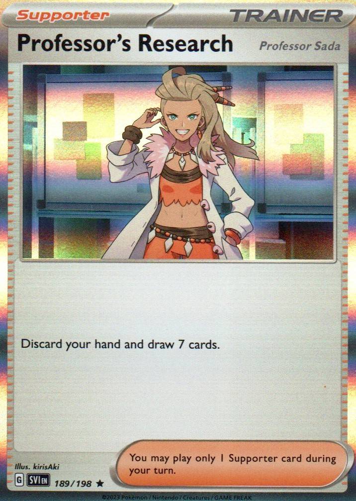 Professor's Research - Rare SV: Paldean Fates 087/091 NM