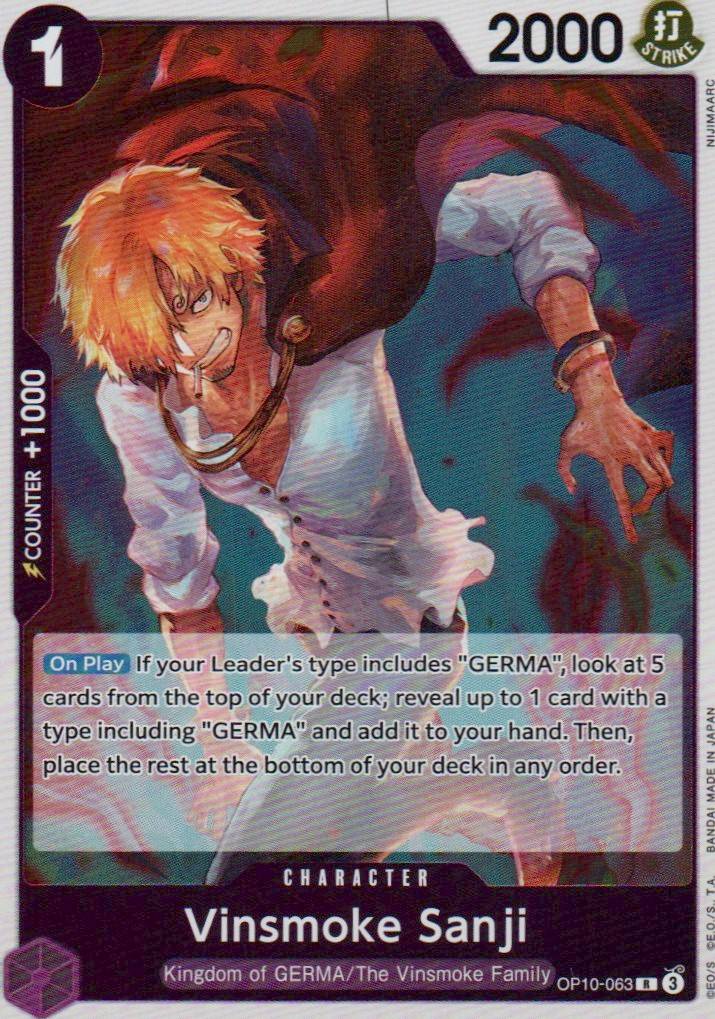 Vinsmoke Sanji R Royal Blood OP10-063 NM
