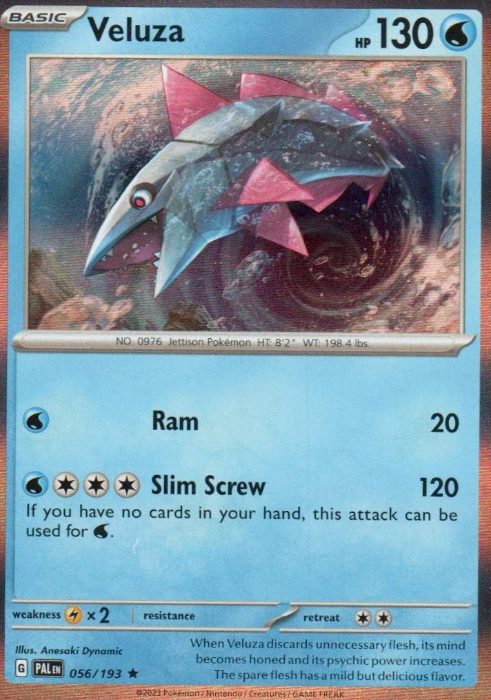 Veluza - Rare SV02: Paldea Evolved 056/193 NM