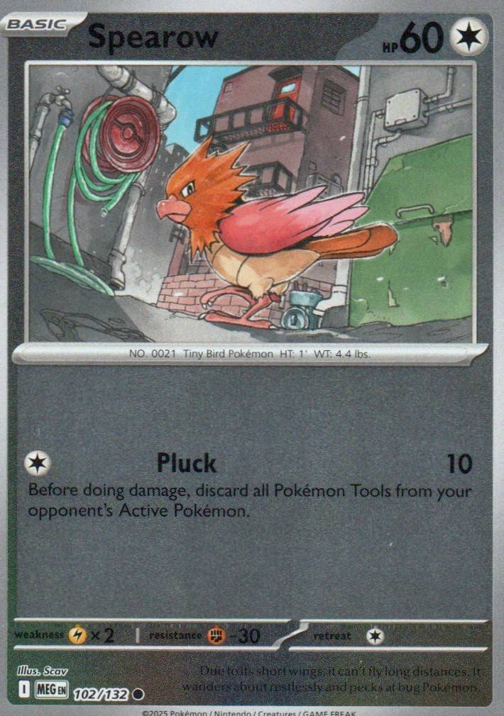Spearow - Common ME01: Mega Evolution 102/132 NM