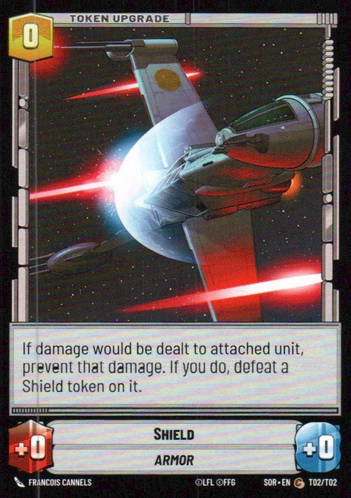 Catacombs of Cadera // Shield Common Spark of Rebellion 26 // T02 NM (Back)