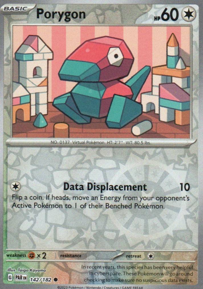 Porygon Common SV04: Paradox Rift 142/182 NM