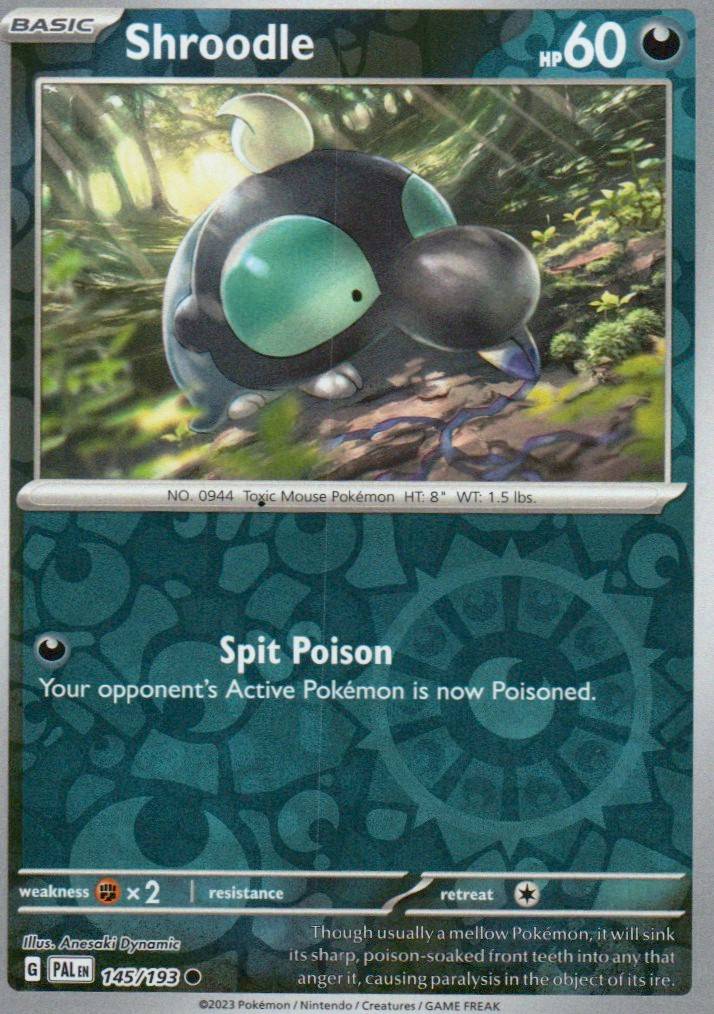 Shroodle - Common SV02: Paldea Evolved 145/193 NM