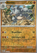 Rhydon Uncommon SV: Scarlet & Violet 151 112/165 NM