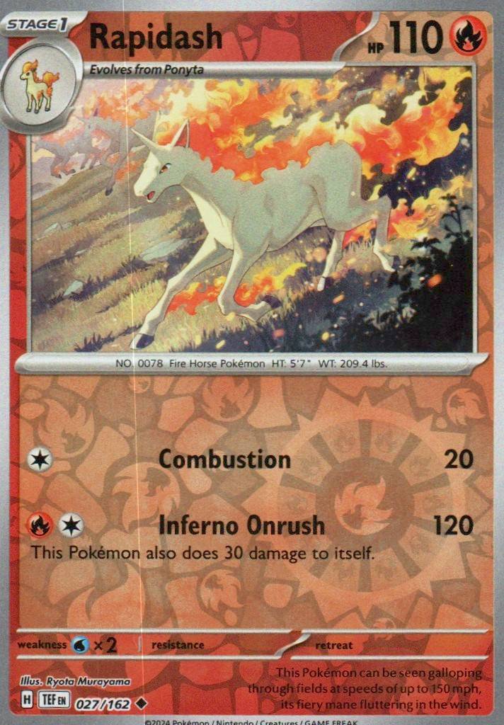 Rapidash Uncommon SV05: Temporal Forces 027/162 NM