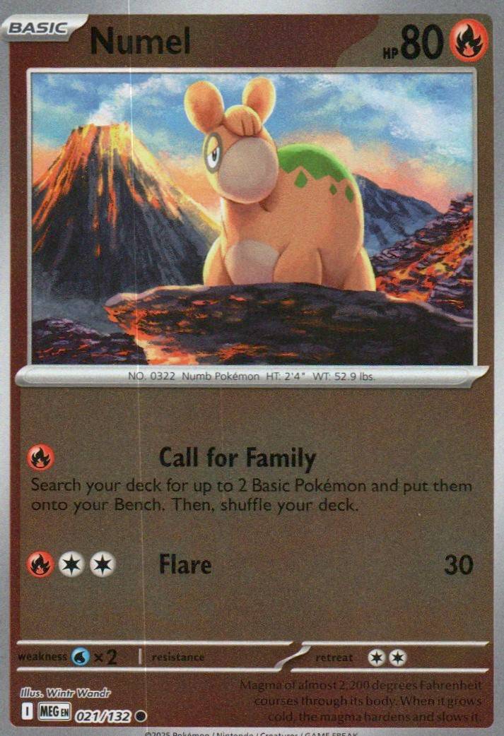 Numel Common ME01: Mega Evolution 021/132 NM