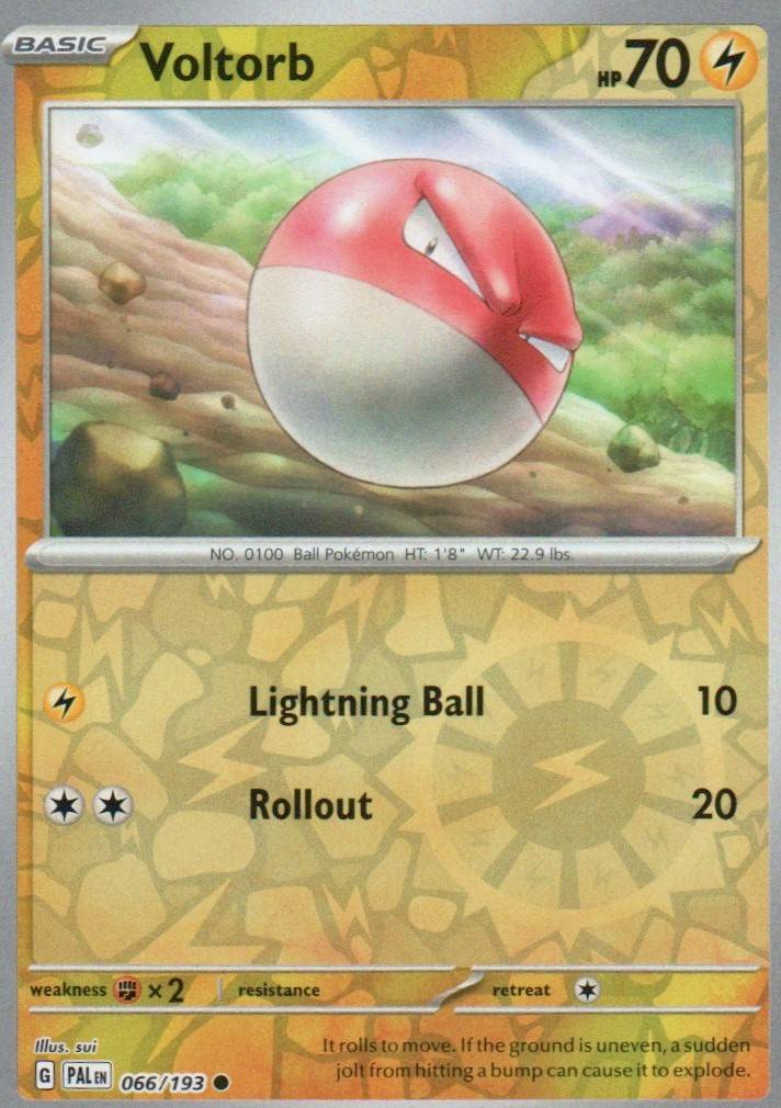 Voltorb Common SV02: Paldea Evolved 066/193 NM