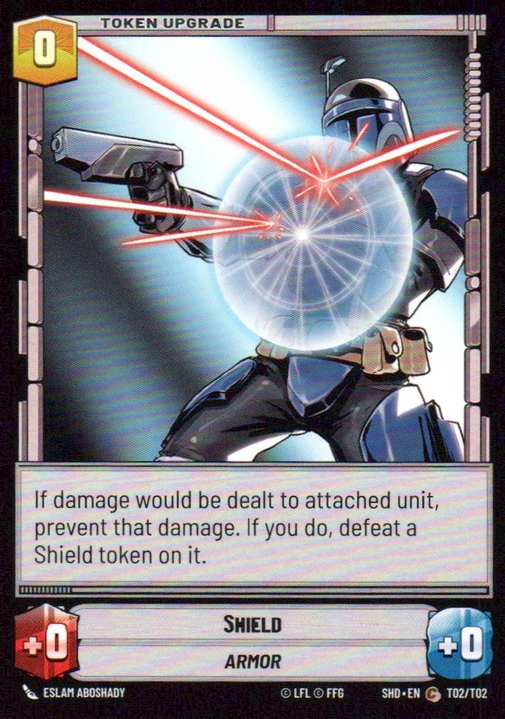 Nevarro City // Shield Common Shadows of the Galaxy 022 // T02 NM (Back)