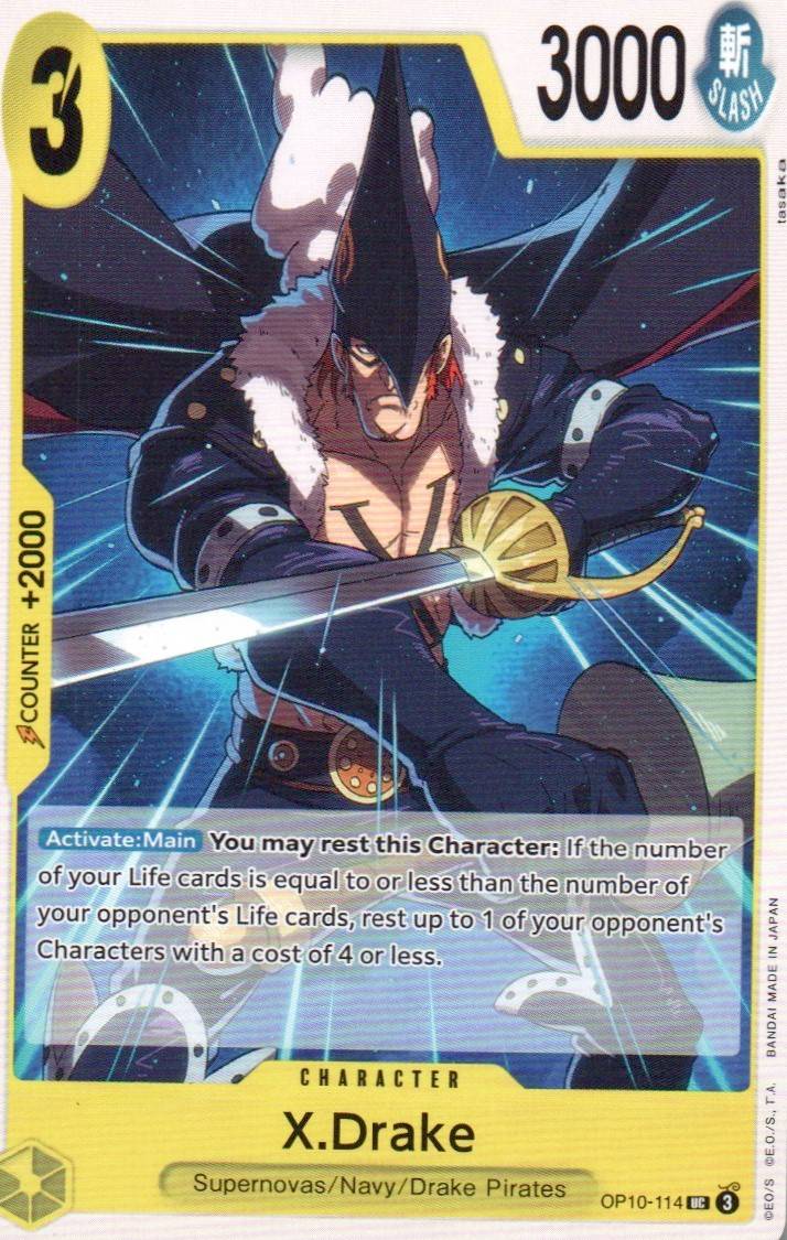 X.Drake UC Royal Blood OP10-114 NM