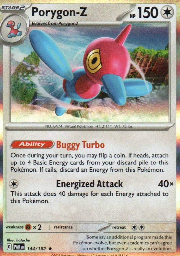 Porygon-Z Rare SV04: Paradox Rift 144/182 NM