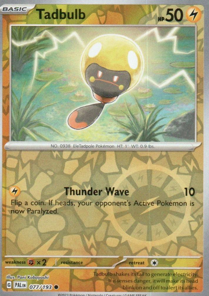 Tadbulb - Common SV02: Paldea Evolved 077/193 NM