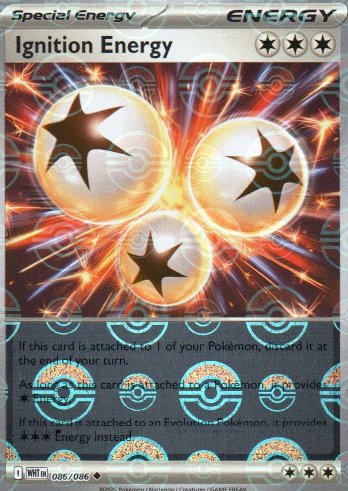 Ignition Energy (Poke Ball Pattern) Uncommon SV: White Flare 086/086 NM