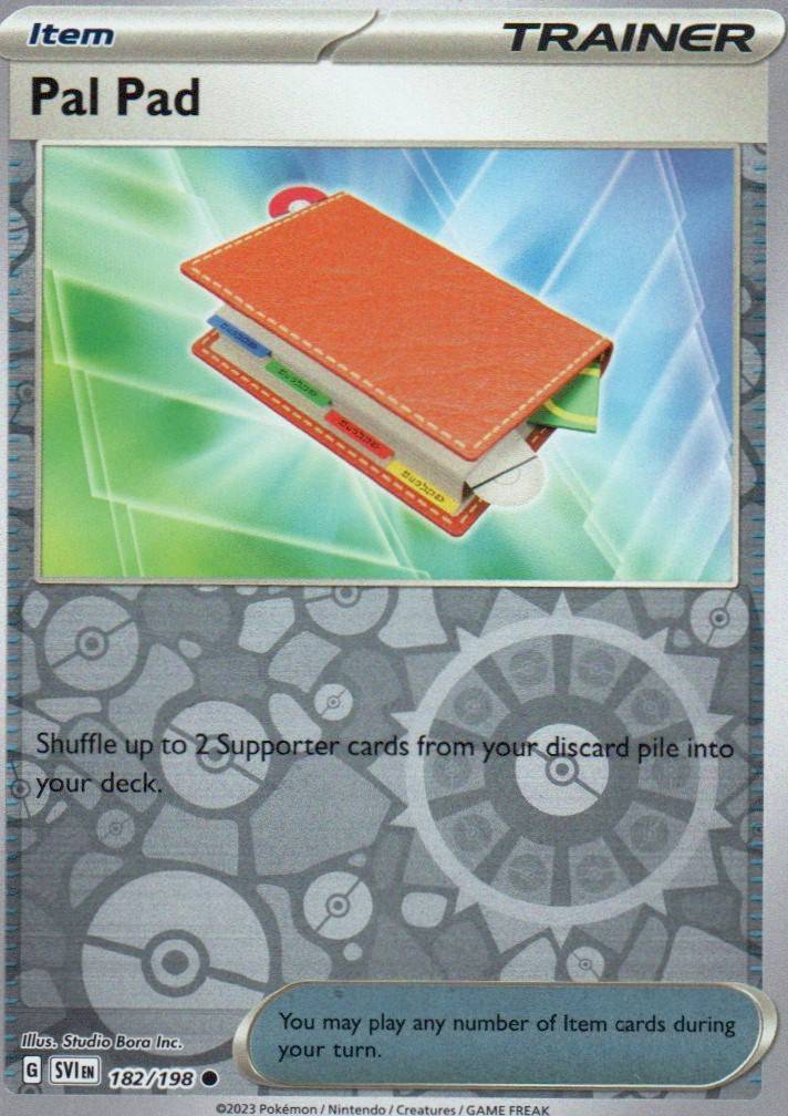 Pal Pad Common SV01: Scarlet & Violet Base Set 182/198 NM