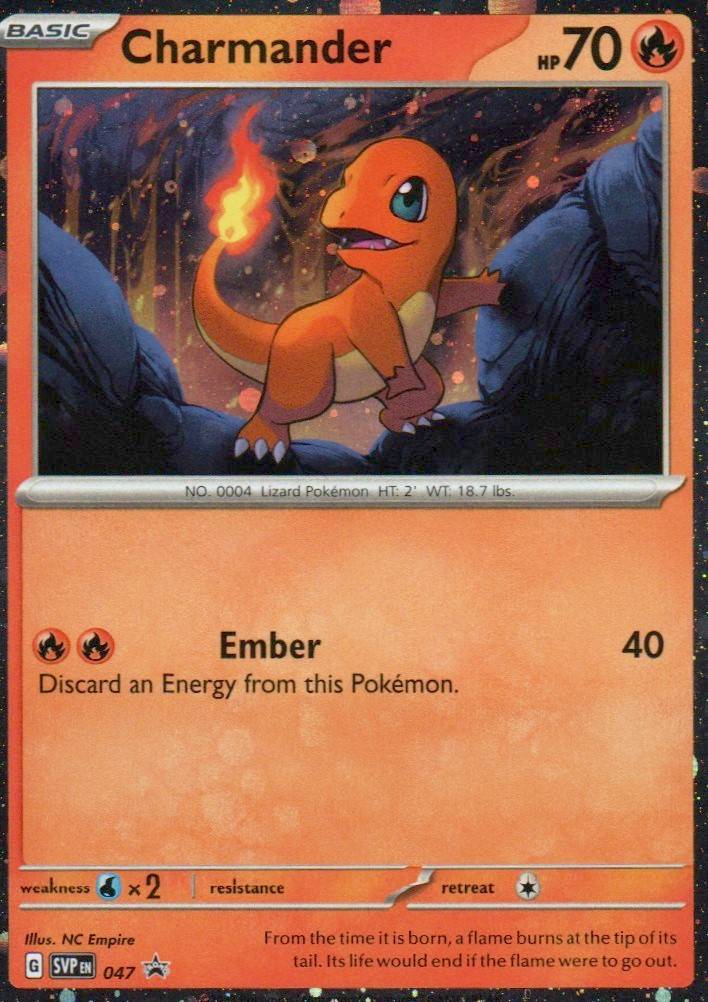 Charmander -  (Cosmos Holo) Promo SV: Scarlet & Violet Promo Cards 047 NM