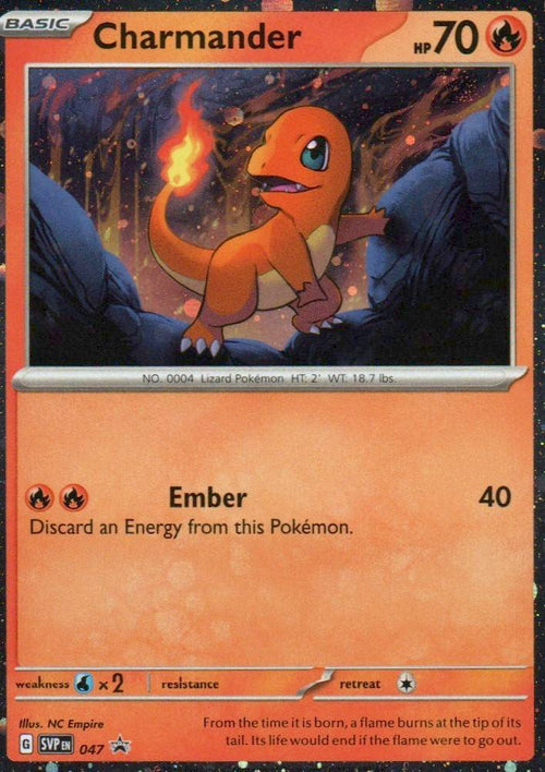 Charmander -  (Cosmos Holo) Promo SV: Scarlet & Violet Promo Cards 047 NM