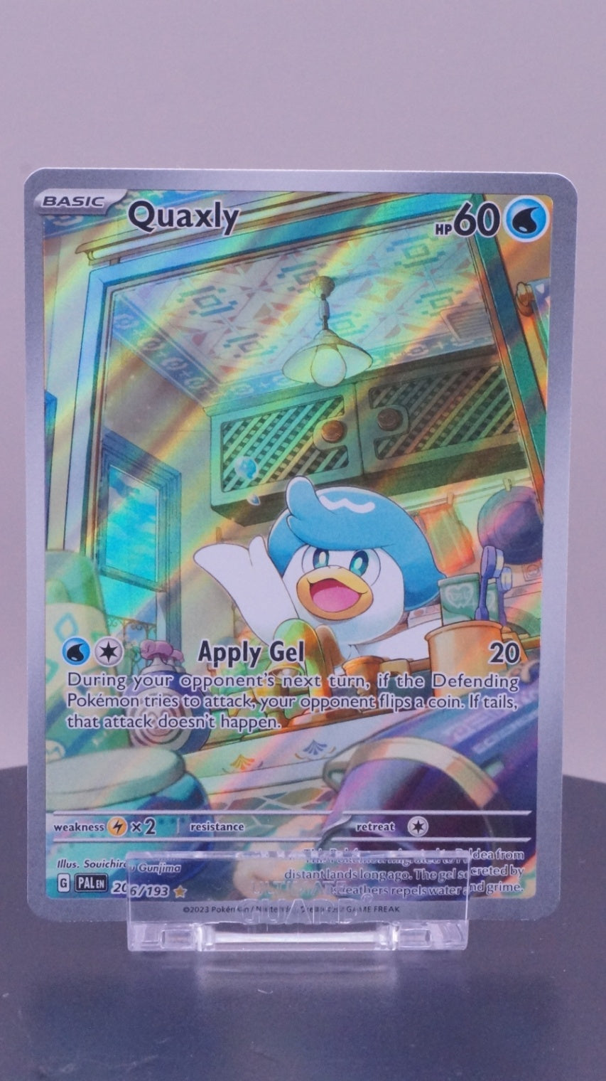 Quaxly Illustration Rare SV02: Paldea Evolved 206/193 NM