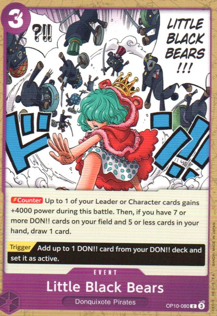Little Black Bears C Royal Blood OP10-080 NM