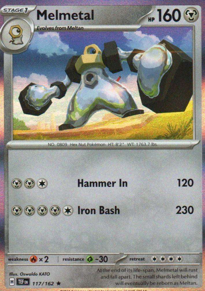 Melmetal Rare SV05: Temporal Forces 117/162 NM
