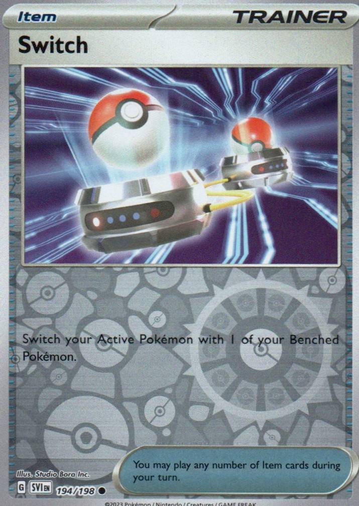 Switch Common SV01: Scarlet & Violet Base Set 194/198 NM