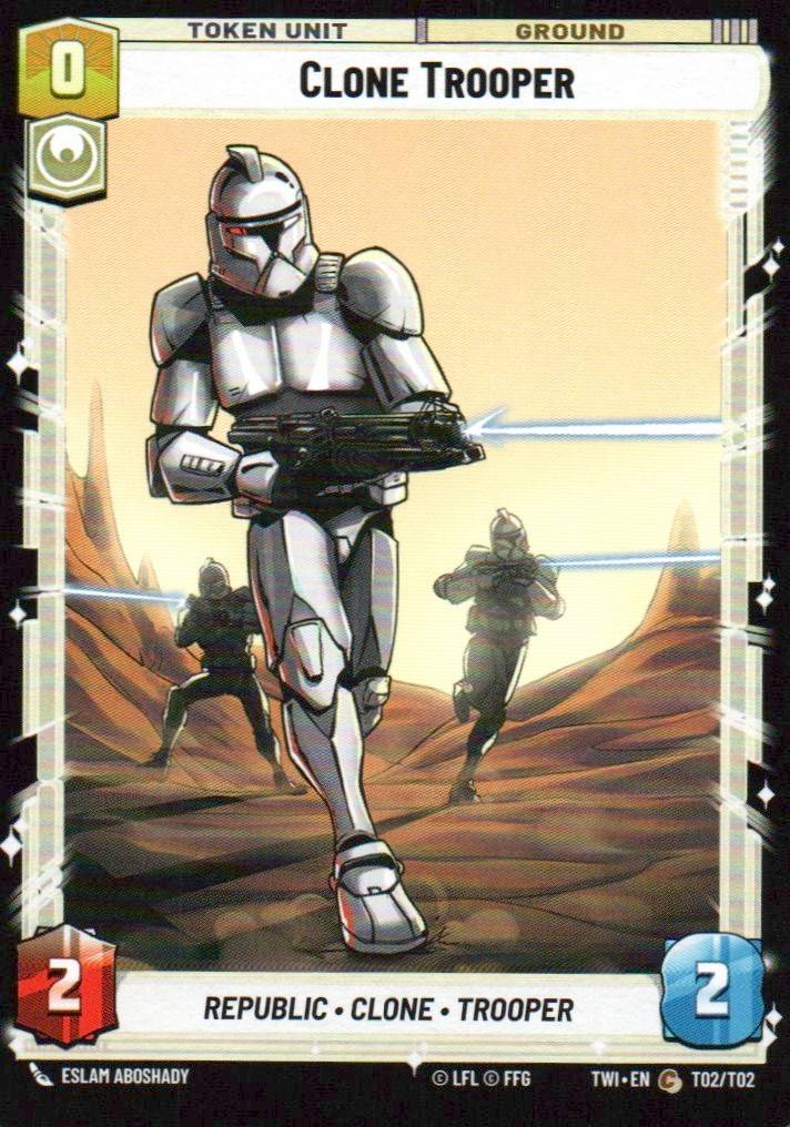 Sundari // Clone Trooper Common Twilight of the Republic 020/257 // T02/T02 NM (Back)