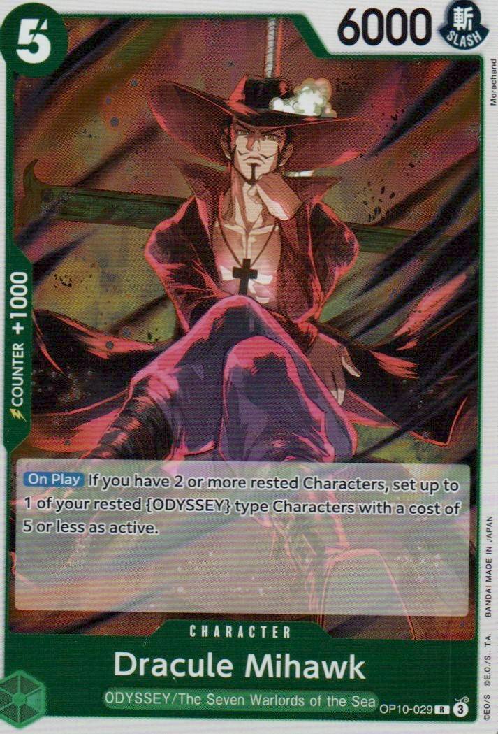 Dracule Mihawk R Royal Blood OP10-029 NM