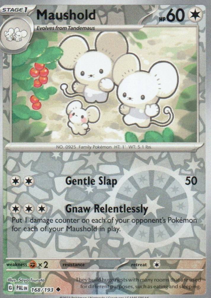 Maushold Uncommon SV02: Paldea Evolved 168/193 NM