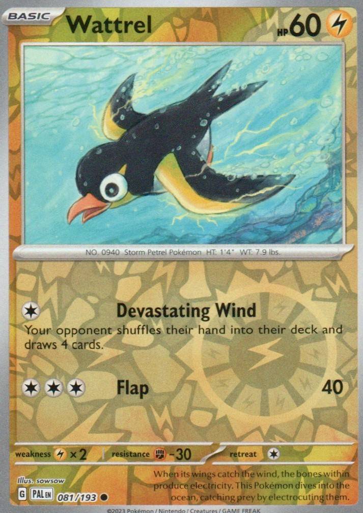 Wattrel - Common SV02: Paldea Evolved 081/193 NM