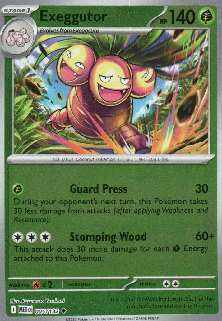 Exeggutor - Uncommon ME01: Mega Evolution 005/132 NM
