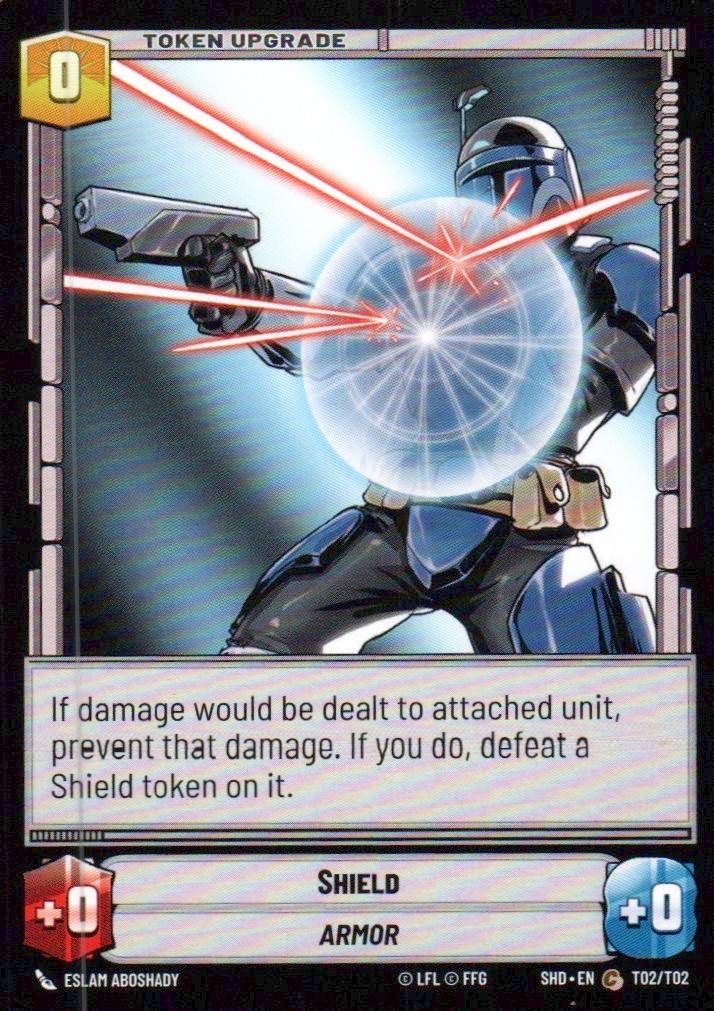 Death Watch Hideout // Shield Common Shadows of the Galaxy 023 // T02 NM (Back)